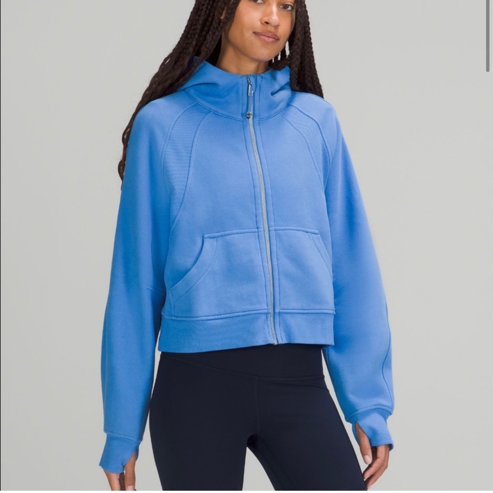 Lululemon scuba zip hoodie M/L blue Nile